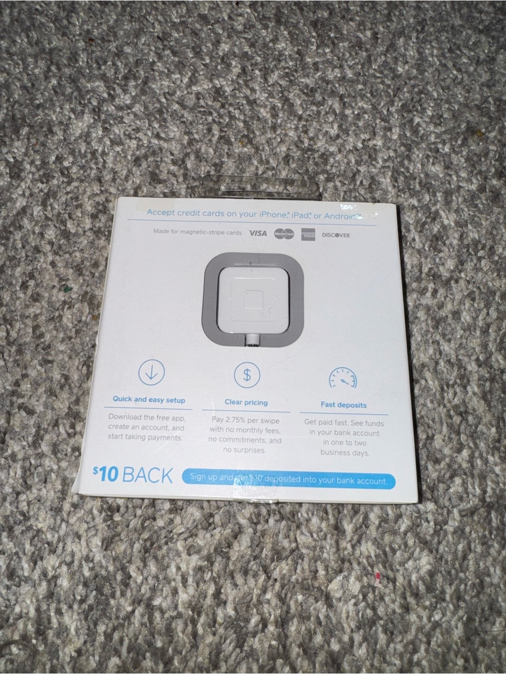 Square Reader Magstripe Card Reader - White - Picture 2 of 2